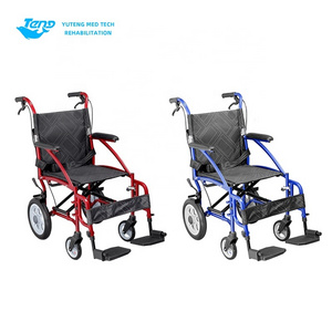 Small Tire Portable Lightweight Wheel Chair Safe and Durable Manual Foldable Wheelchair