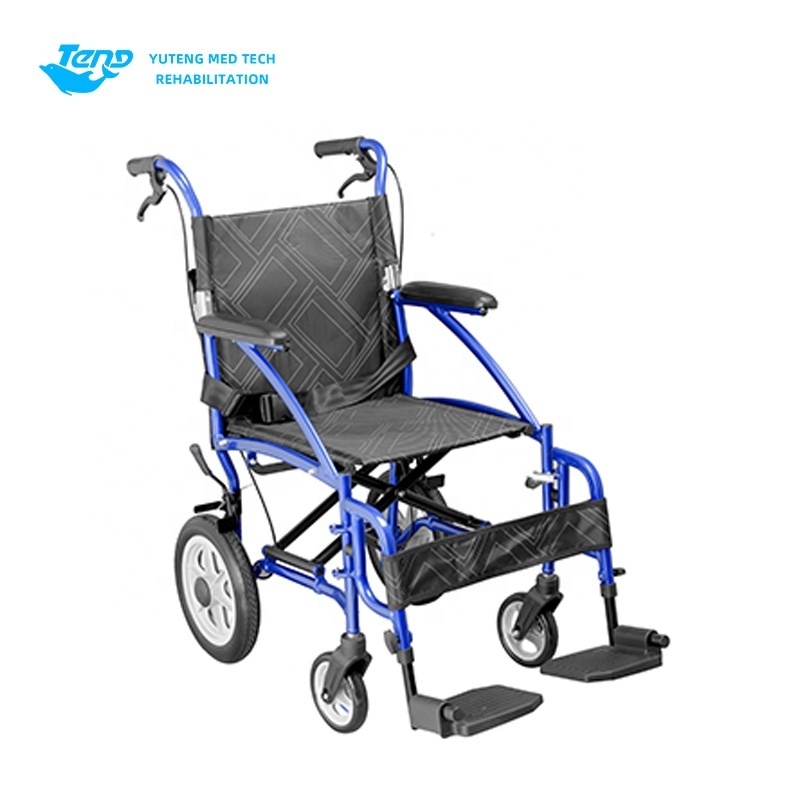 Small Tire Portable Lightweight Wheel Chair Safe and Durable Manual Foldable Wheelchair