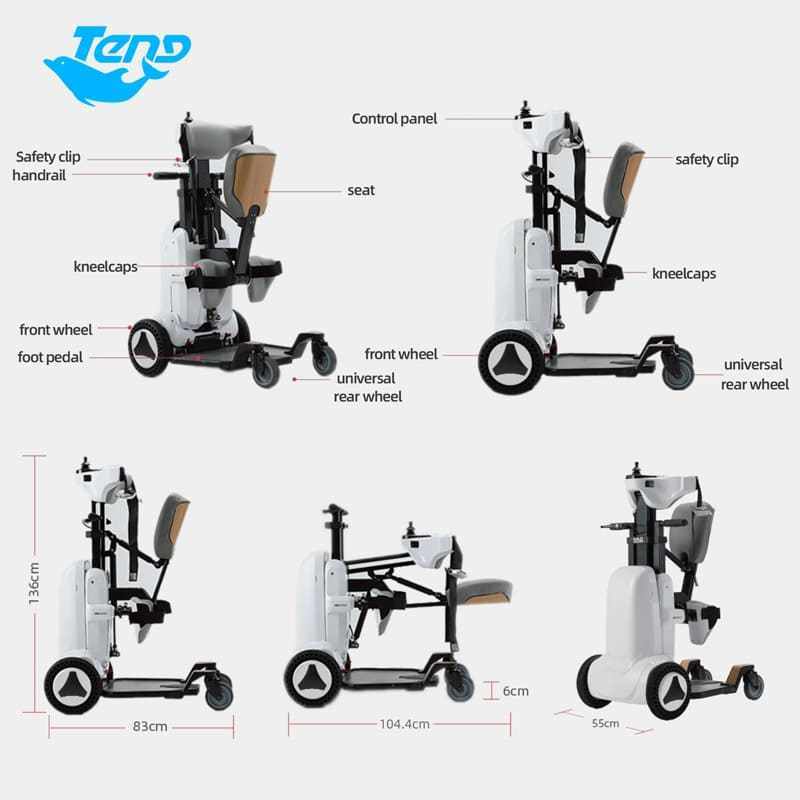 Yuteng High Quality Standing Help Electric Scooters Powerful France Scooter Adult Wheelchair for Disabled