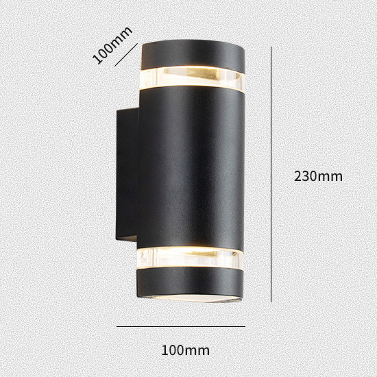 Up Down Luxury Modern Outdoor Wall Light Aluminum Body Waterproof Ip65 American Modern Minimalist Led Wall Light Lamp