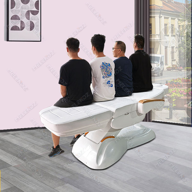 Folding Portable White And Gold Massage Spa Table Adjustable Aqua  Bed Massage Automatic Dry Water Massage Bed