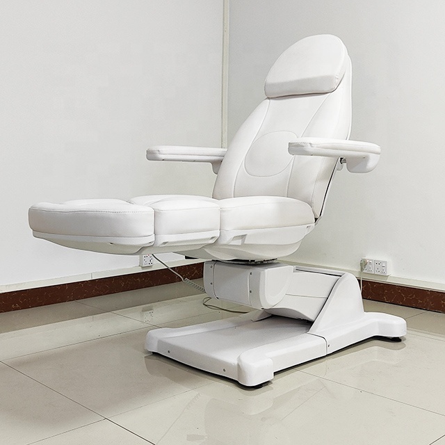 Luxury Electric  therapy salon chair 3  motors Rotating Medical Spa massage Facial   Beauty Bed