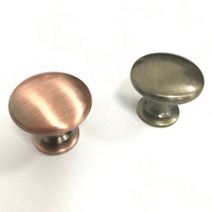 Antique Bronze and Copper Furniture Cabinet and Kitchen Cupboard Zinc Alloy Round Knob