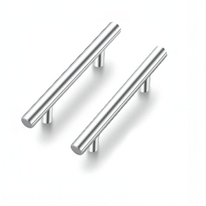 Stainless Steel T Bar Cabinet Handles Pulls for Kitchen Brushed Nickel Black Gold Drawer Pulls for bedroom dresser