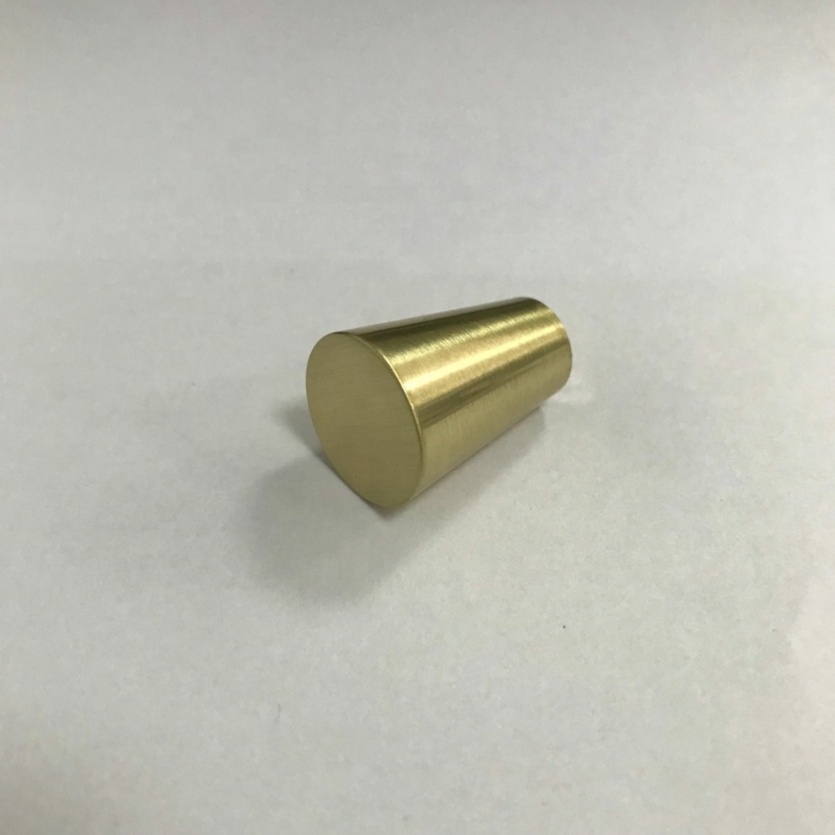 Foshan factory OEM drawer cabinet small modern brush brass gold furniture knob