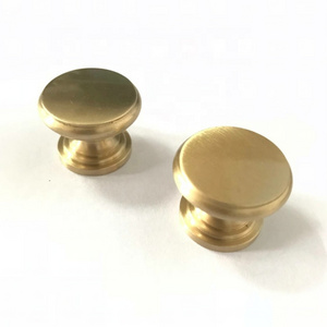 USA&Europe Modern Style 100% Brush Brass Pull Furniture Cabinet Drawer Pull Knob