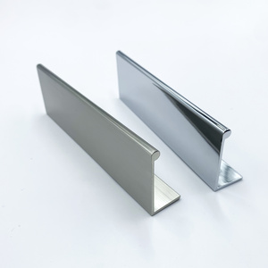 Aluminum Hidden Handle Concealed Pulls for Home Kitchen Living Room Finger Edge Drawer Cabinet Pull