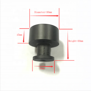 Modern Solid Black Aluminum Alloy Good Quality Furniture Drawer Cabinet Round Knob