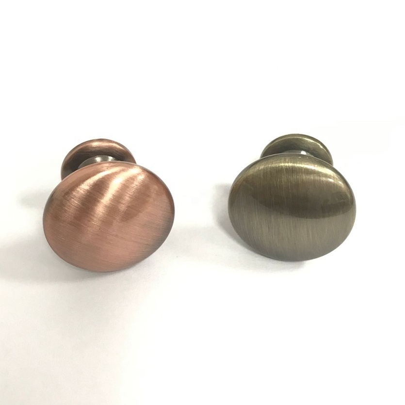 Antique Bronze and Copper Furniture Cabinet and Kitchen Cupboard Zinc Alloy Round Knob