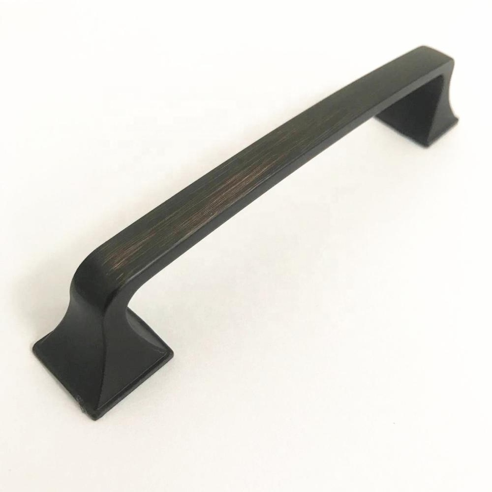 Cabinet Hardware Zinc Alloy Fancy 96mm 128mm Oil Rubbed Bronze Furniture Handle Pull