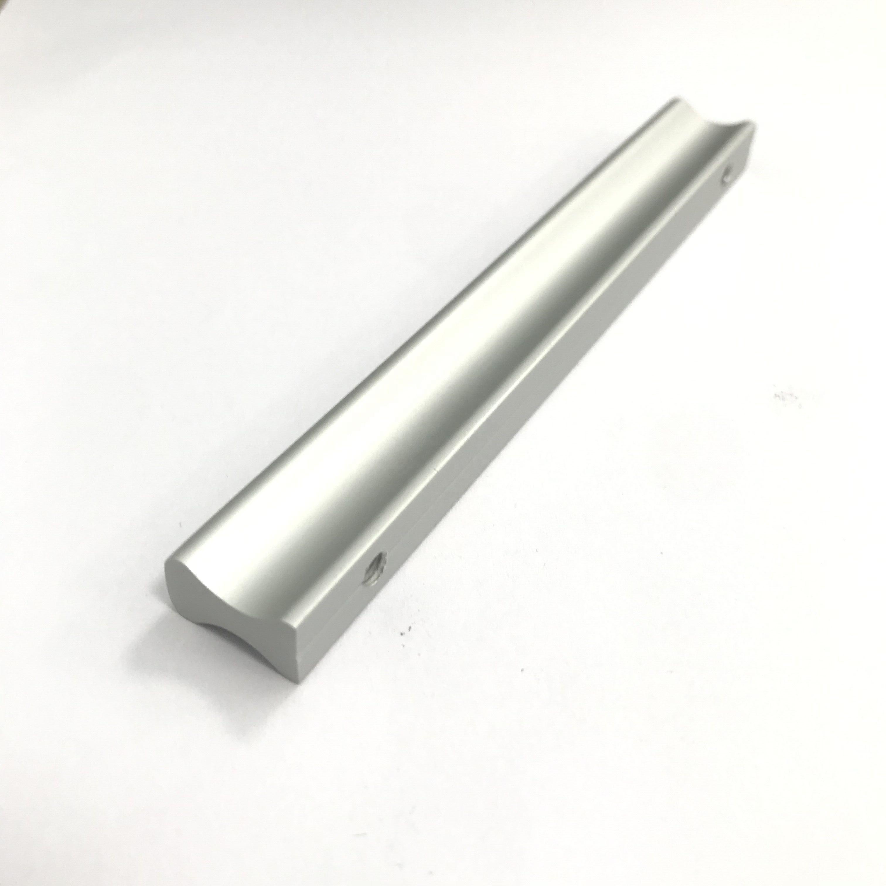 matt silver anodized aluminum profile bedroom furniture hardware cabinet drawer strip pull handles