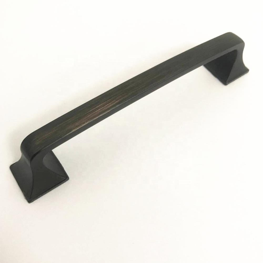 Cabinet Hardware Zinc Alloy Fancy 96mm 128mm Oil Rubbed Bronze Furniture Handle Pull