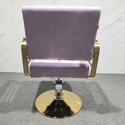 American Design Salon Barber Used Hairdresser Stylist Purple hydraulic Pump Styling Chairs