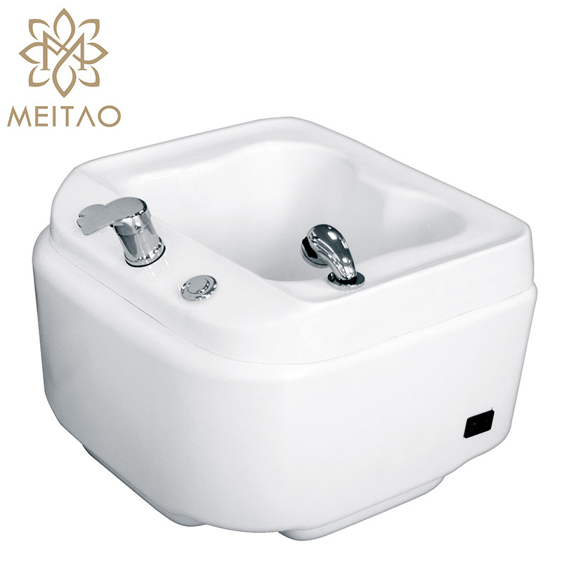 SPA Square Sink Pedicure Basin Fiberglass Pedicure Bowl Glass Fiber Logo Foot Leg Massage Remote Control Foot Tub