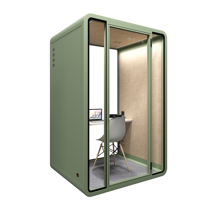 Customized Indoor Piano Booth Soundproof Phone Booth Acoustic Vocal Studio Booth