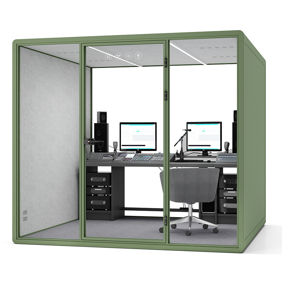 Customized Portable Office Pod Eco-friendly Phone Booth Office Pod Soundproof With Air Filter