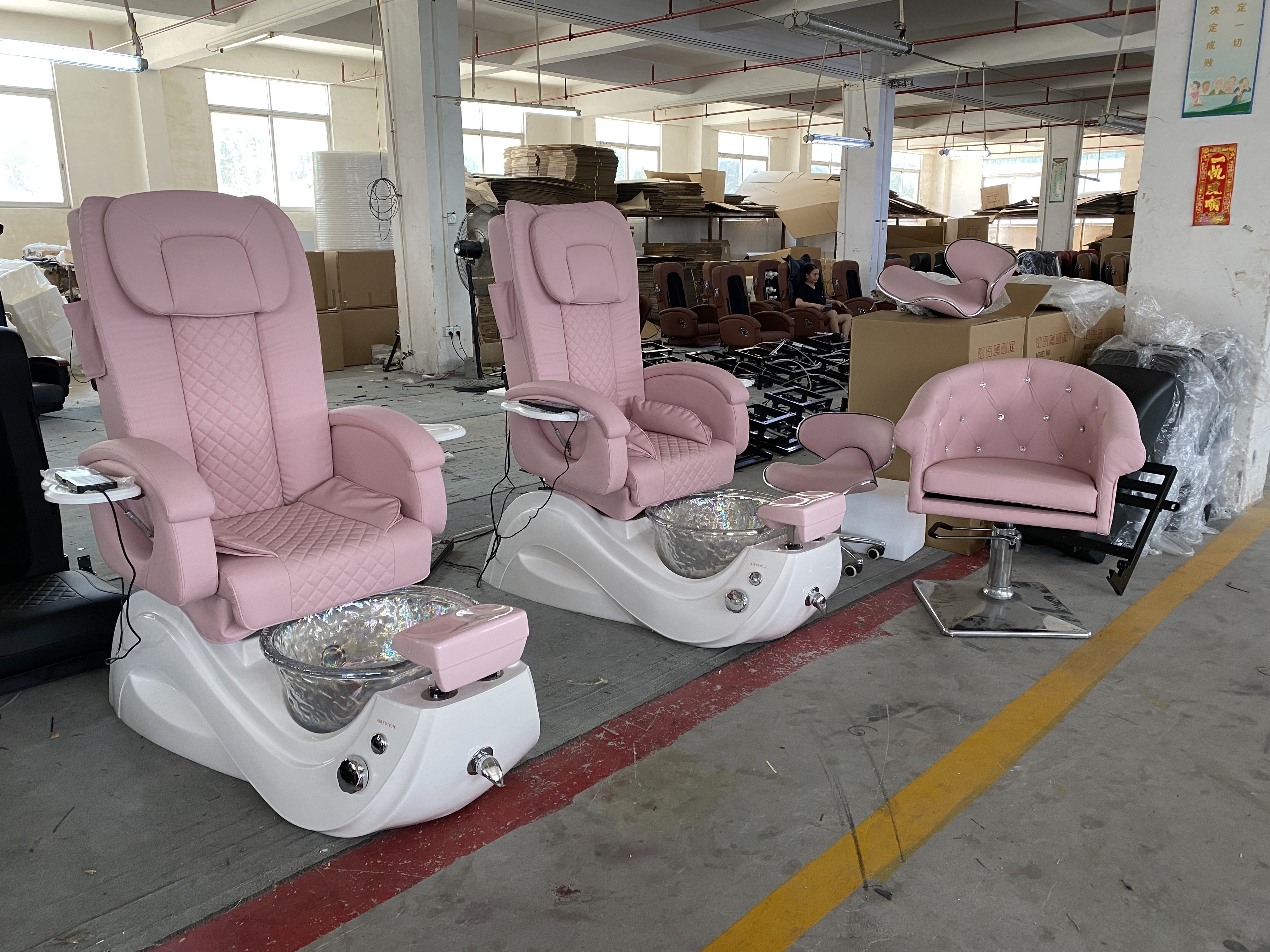 hot sale luxury customer chairs and pedicure spa massage chair for nail salon