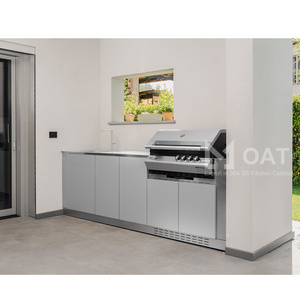 Custom Modular Outdoor Kitchen Garden State Stainless Steel Outdoor Bbq Kitchen With Outdoor Grill