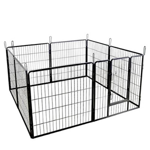 Pet fence Surprise Price Quadrate Plastic Dog Cage/plastic Dog Crate/dog House Outdoor Large Cage Iron Large Metal Dog Cage Ken