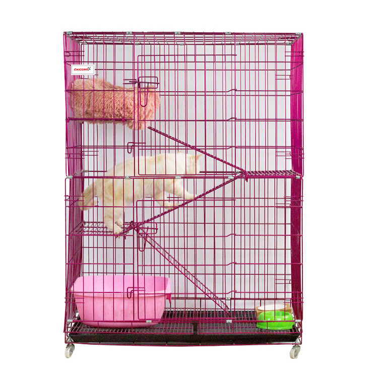 Luxury Big Fashion Popular 4 3 Tier Large Stackable Outdoor Cat Cage Indoor For Large Cats Pet Cage