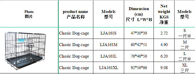 Folding dog crate Collapsible Metal Large Xl  Metal Kennels Stackable Dog Cages For Large Dog Pet Cage