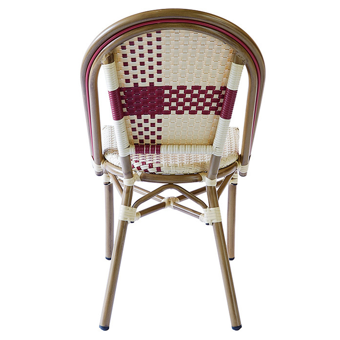 Hot Sell Classic Vintage Furniture Outdoor French Rattan Bistro Chairs