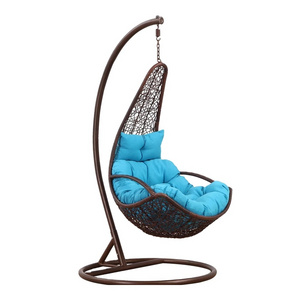 Hot selling Maple leaf shape garden outdoor swing patio egg chair with cheap price