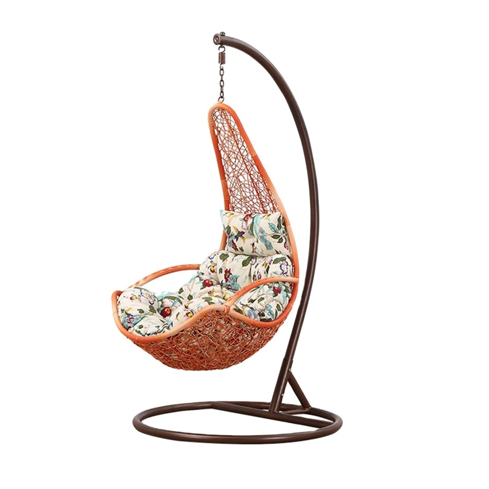 Hot selling Maple leaf shape garden outdoor swing patio egg chair with cheap price