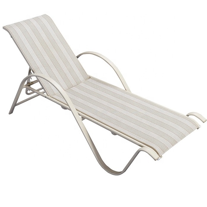 Fashion style Outdoor Sun Lounge Furniture Patio Pool Side Outside Waterproof Chaise Lounge Chairs