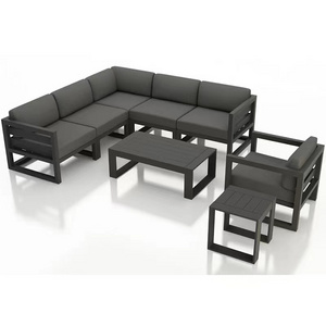 Luxury Outdoor Furniture Products Patio Garden Modern Aluminum Sofa Sets garden sofa set outdoor product