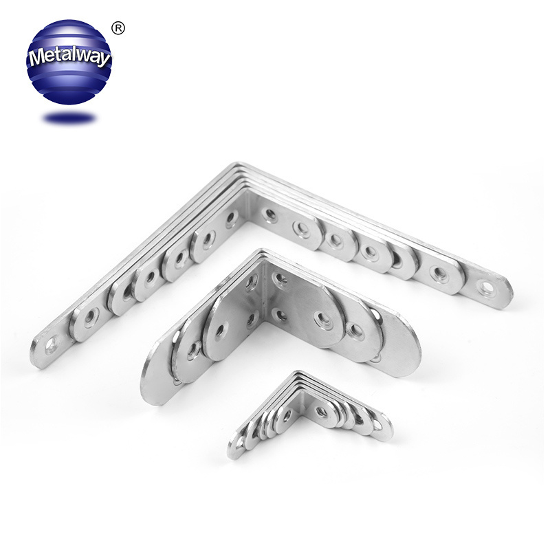 Heavy Duty Saint Brace Shelf Single-side L Shape Shelf Bracket Support Corner Brace Joint Right Angle Bracket