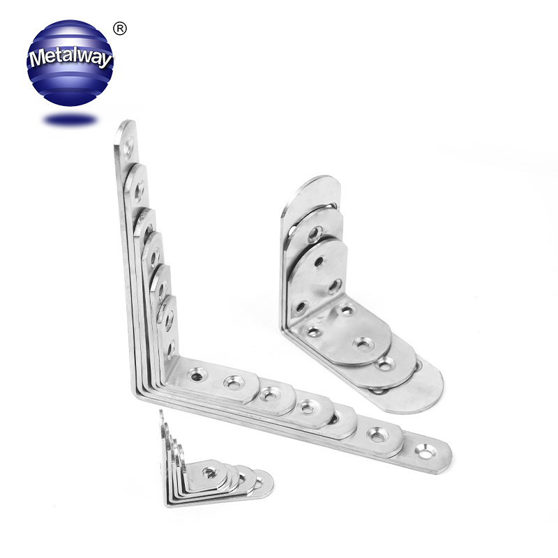 Heavy Duty Saint Brace Shelf Single-side L Shape Shelf Bracket Support Corner Brace Joint Right Angle Bracket