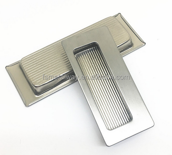 SS201 304 Recessed furniture hardware concealed flush pull handle,shower metal hidden pulls