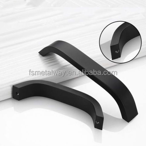 Door Drawer Kitchen Cabinet Handle Pulls Knobs Black 96 - 320mm