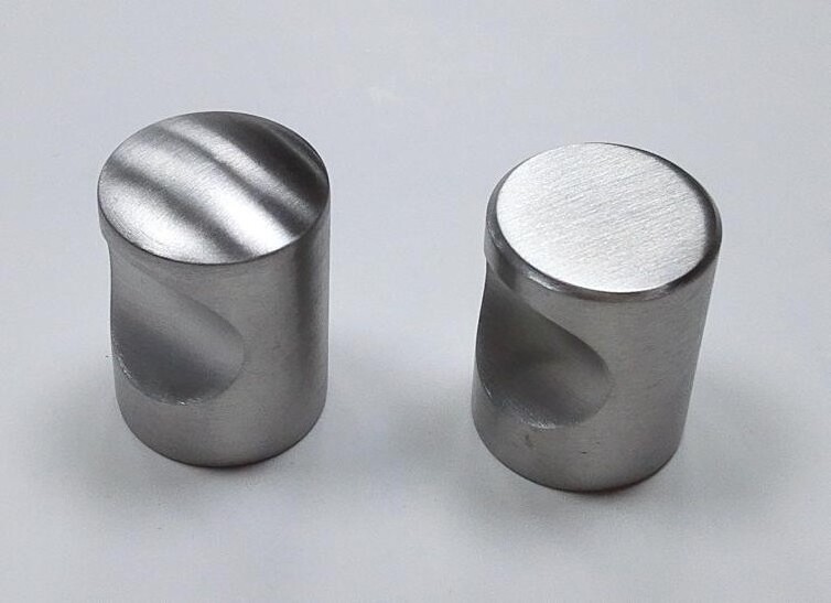 Stainless Steel One hole cabinet handle solid handle knob single hole handle Cupboard Door Knob