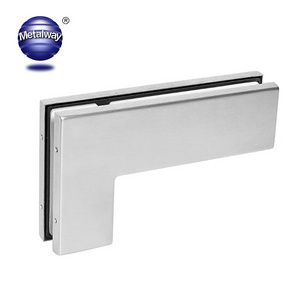 150kg Heavy Duty Front Door Patch Fitting With Handle Hydraulic Buffer Ground Hinge Glass Door Automatic Closer Floor Spring