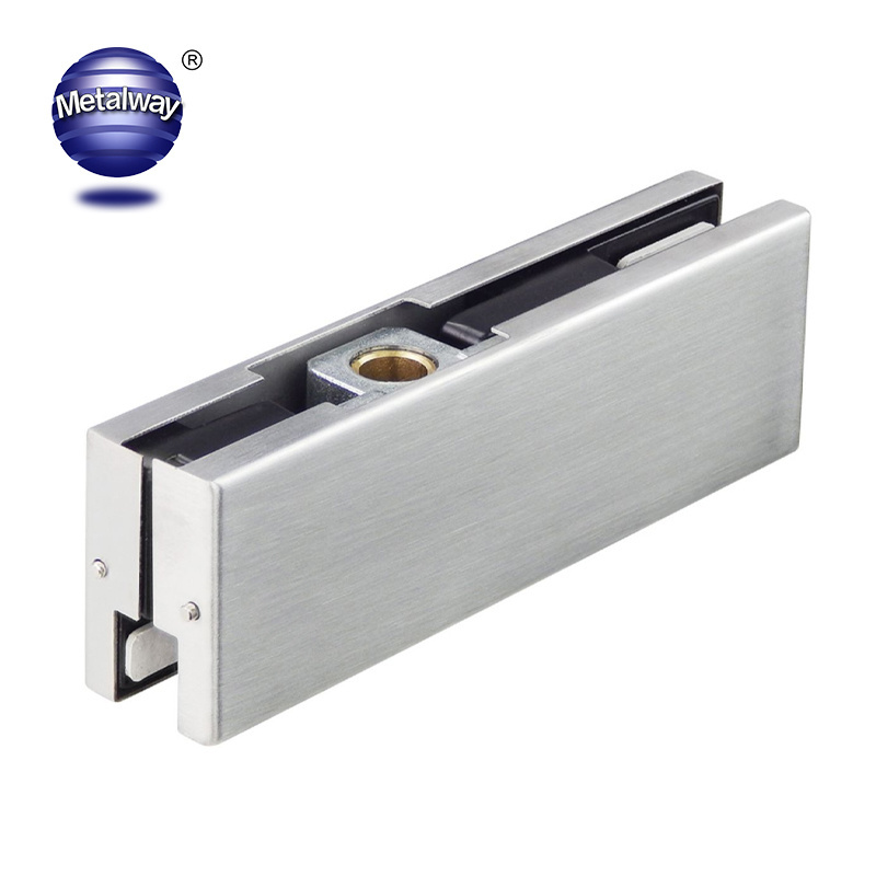 150kg Heavy Duty Front Door Patch Fitting With Handle Hydraulic Buffer Ground Hinge Glass Door Automatic Closer Floor Spring