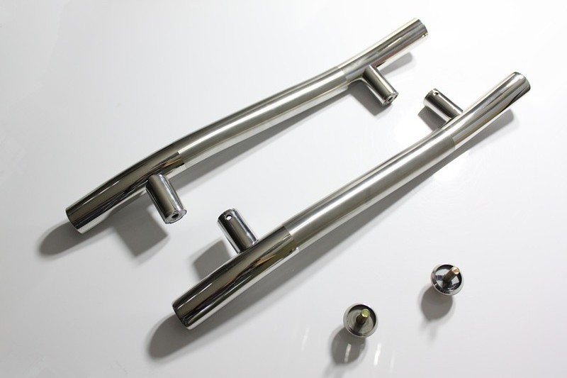 Factory Direct Sale Pull Handle Stainless Steel Pipe S Shape Entry Glass Door Handle