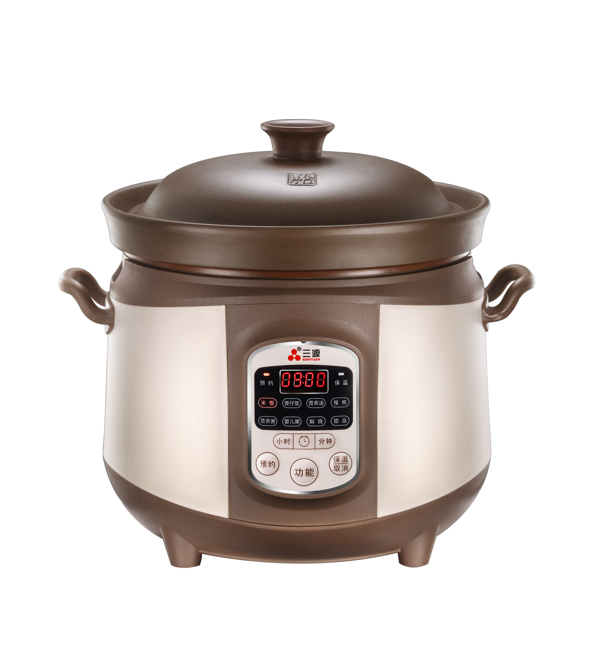 Electric Commercial Ceramic Slow cooker with 4 ceramic crock  Hot Pot stainless steel hot pot