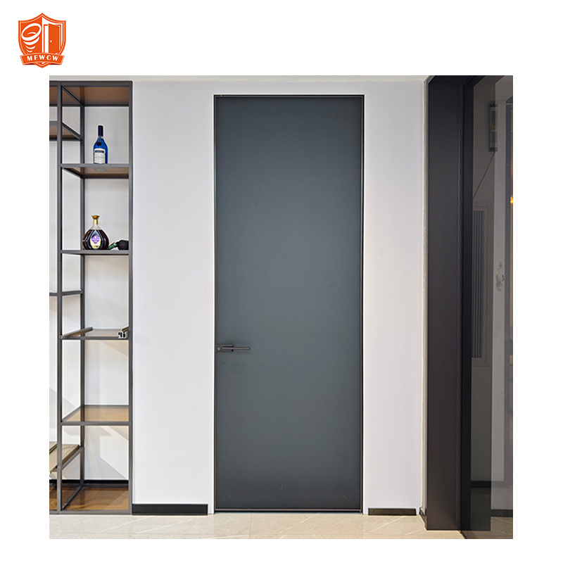 PenjoyWholesale good quality aluminum clad wood passive house doors swing door