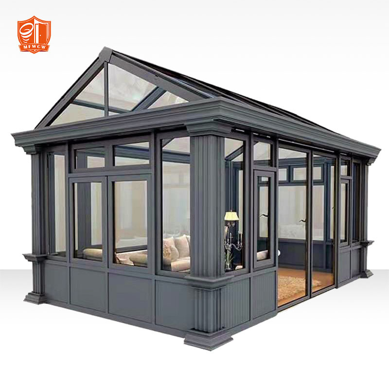 solarium free standing aluminium glass sunroom garden veranda sunrooms glass houses aluminium sunroom