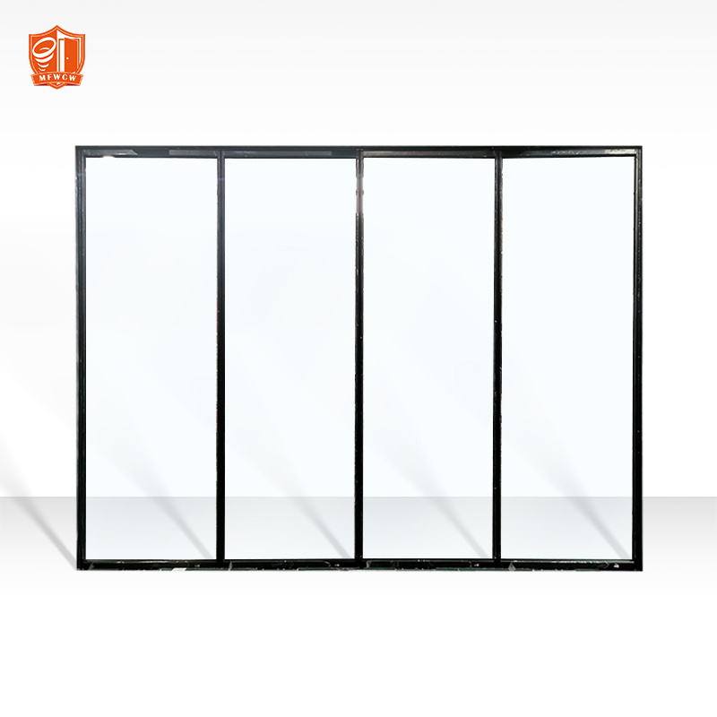 black slim narrow frame aluminum pivot door rotatable 8mm glass entrance door  entry revolving glass door