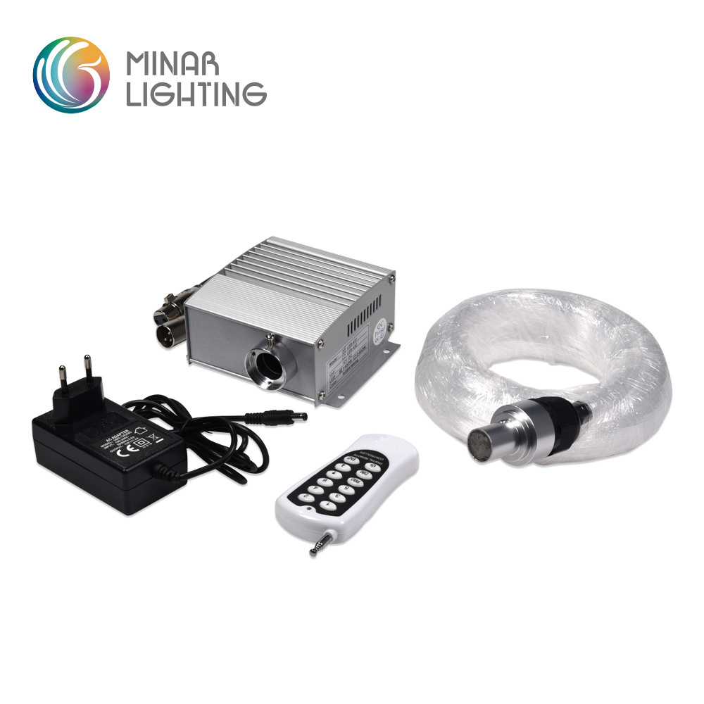 12W RGBW led optical fiber illuminator lighting engine