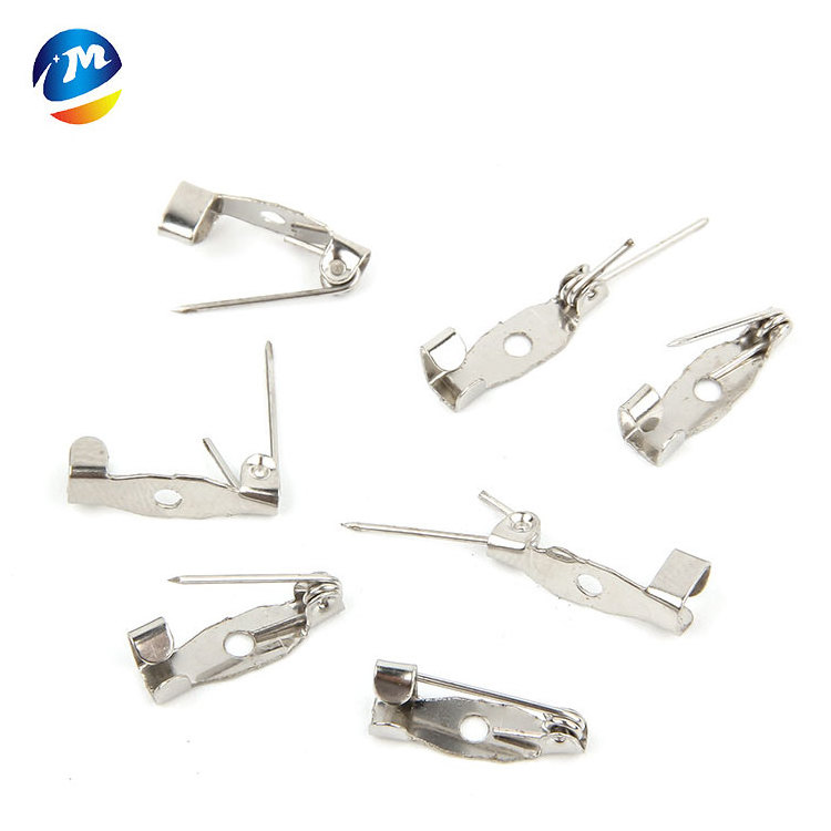 different size stainless steel metal locking safety pin 38mm 40mm name badge metal safty pins