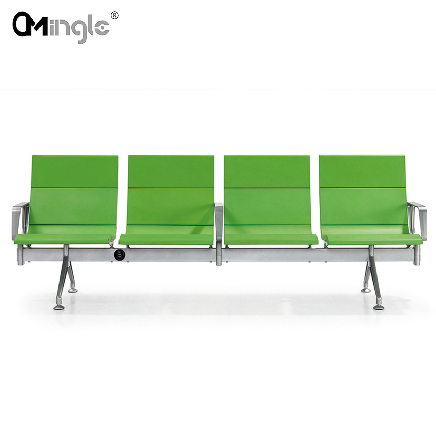 Airport Chair Aluminum Bench Waiting 3 Seat Chairs Modern Office Metal Airport Waiting Room Chair Contemporary School Furniture