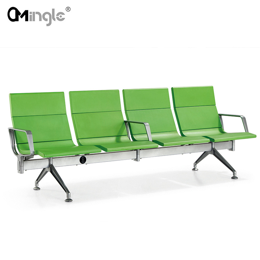 Airport Chair Aluminum Bench Waiting 3 Seat Chairs Modern Office Metal Airport Waiting Room Chair Contemporary School Furniture