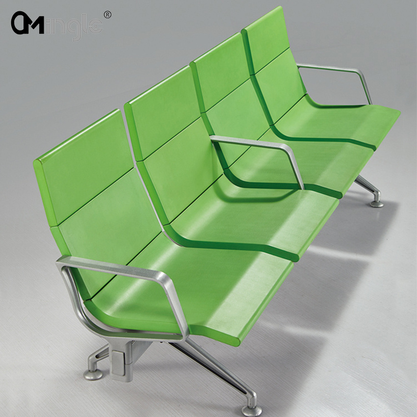 Airport Chair Aluminum Bench Waiting 3 Seat Chairs Modern Office Metal Airport Waiting Room Chair Contemporary School Furniture