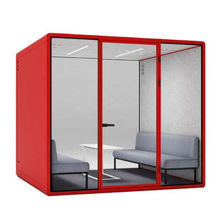 Multi-size Office Soundproof Portable Privacy Pod 2 People Bar Booth Soundproof Booth