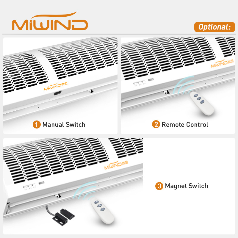 Factory Price Wholesale OEM Cross Flow Low Noise Air Curtain High Velocity Door Air Curtain Manufacturer