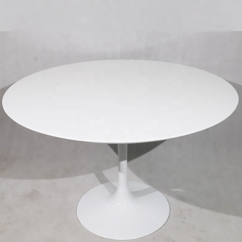 Nordic modern furniture kitchen trough solid wood small cylinder furniture round table 110cm aluminum coffee table